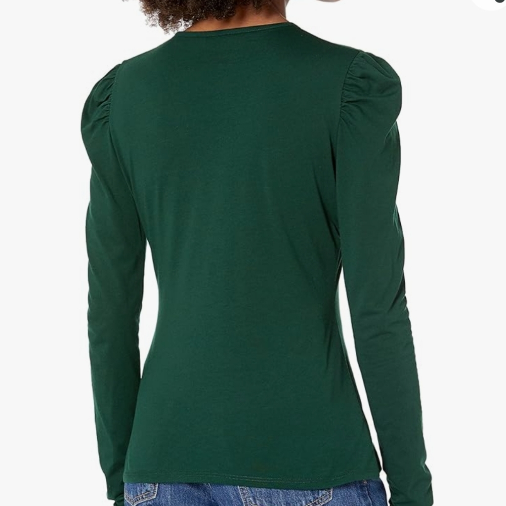 Rebecca Taylor Ruched Long-Sleeve Top - Picture 2 of 8
